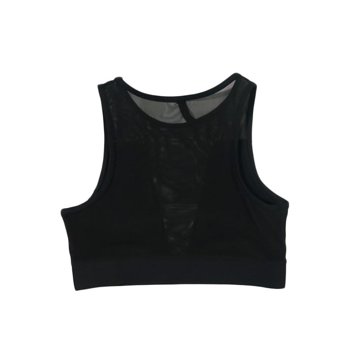 Lux V-Mesh Top - Black