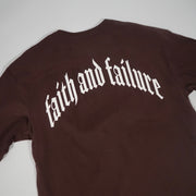 Faith & Failure Tee -  Brown