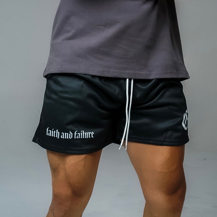 Faith & Failure Shorts - Black