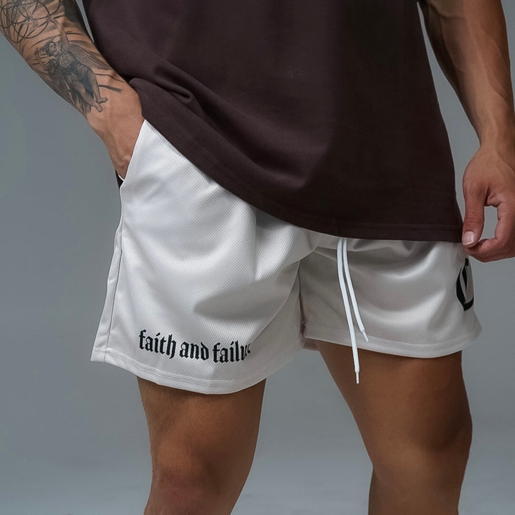 Faith & Failure Shorts - Tan