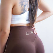 Scrunch Shorts - Brown