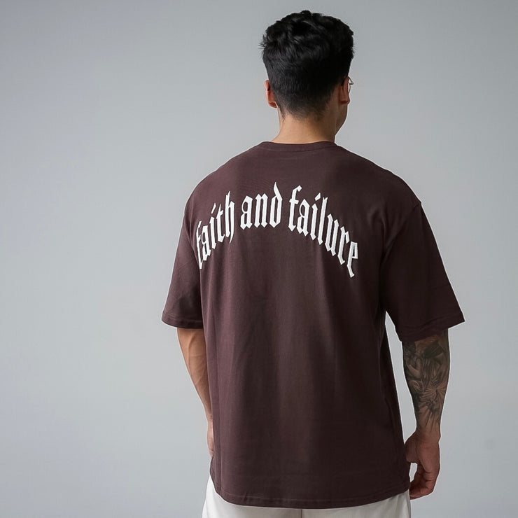 Faith & Failure Tee -  Brown