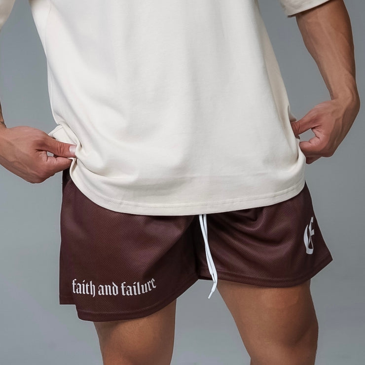 Faith & Failure Shorts - Brown