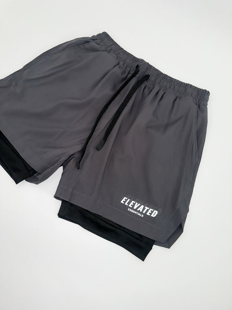 Elite Compression Shorts - Grey