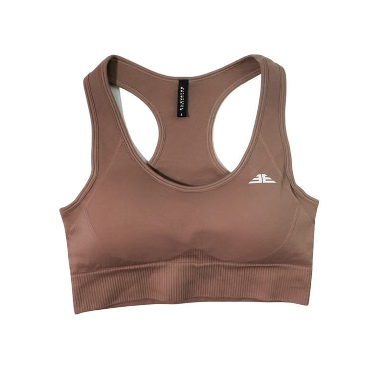 Essential Sports Bra - Brown