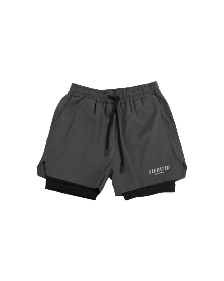 Elite Compression Shorts - Grey