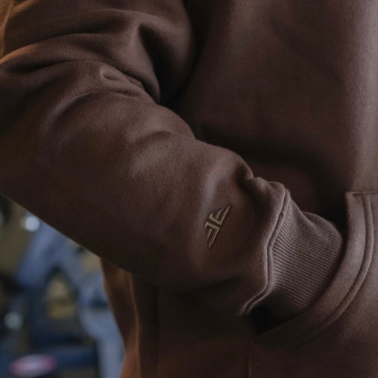 Pull-Over Hoodie - Brown